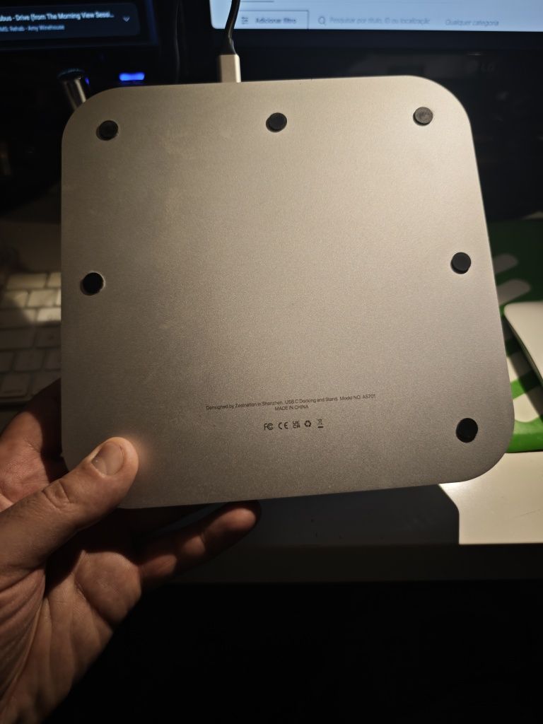 Mac Mini USB-C Stand & Hub adaptador