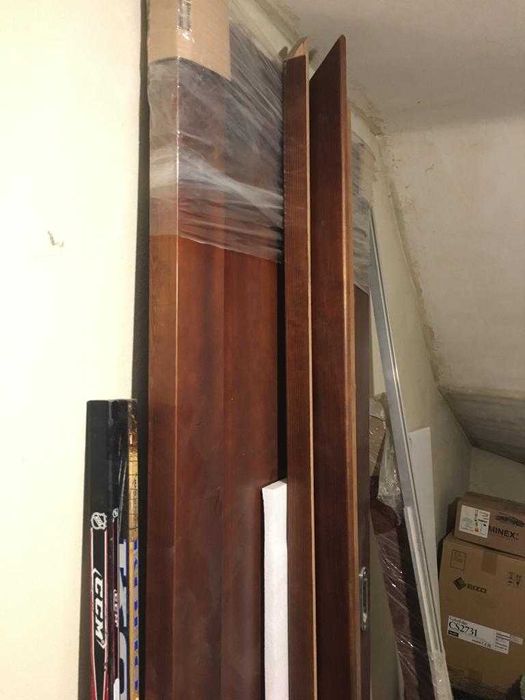 Drzwi przesuwne drewniane, opaska, mechanizm - GRATIS