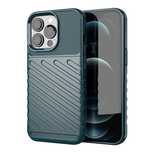 Thunder Case Elastyczne Pancerne Etui Pokrowiec Iphone 13 Pro Zielony