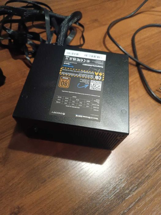 zasilacz endorfy Vero bronze 500w certyfikat 80+ bronze