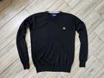 sweter welniany FRED PERRY czarny r. M meski - okazja
