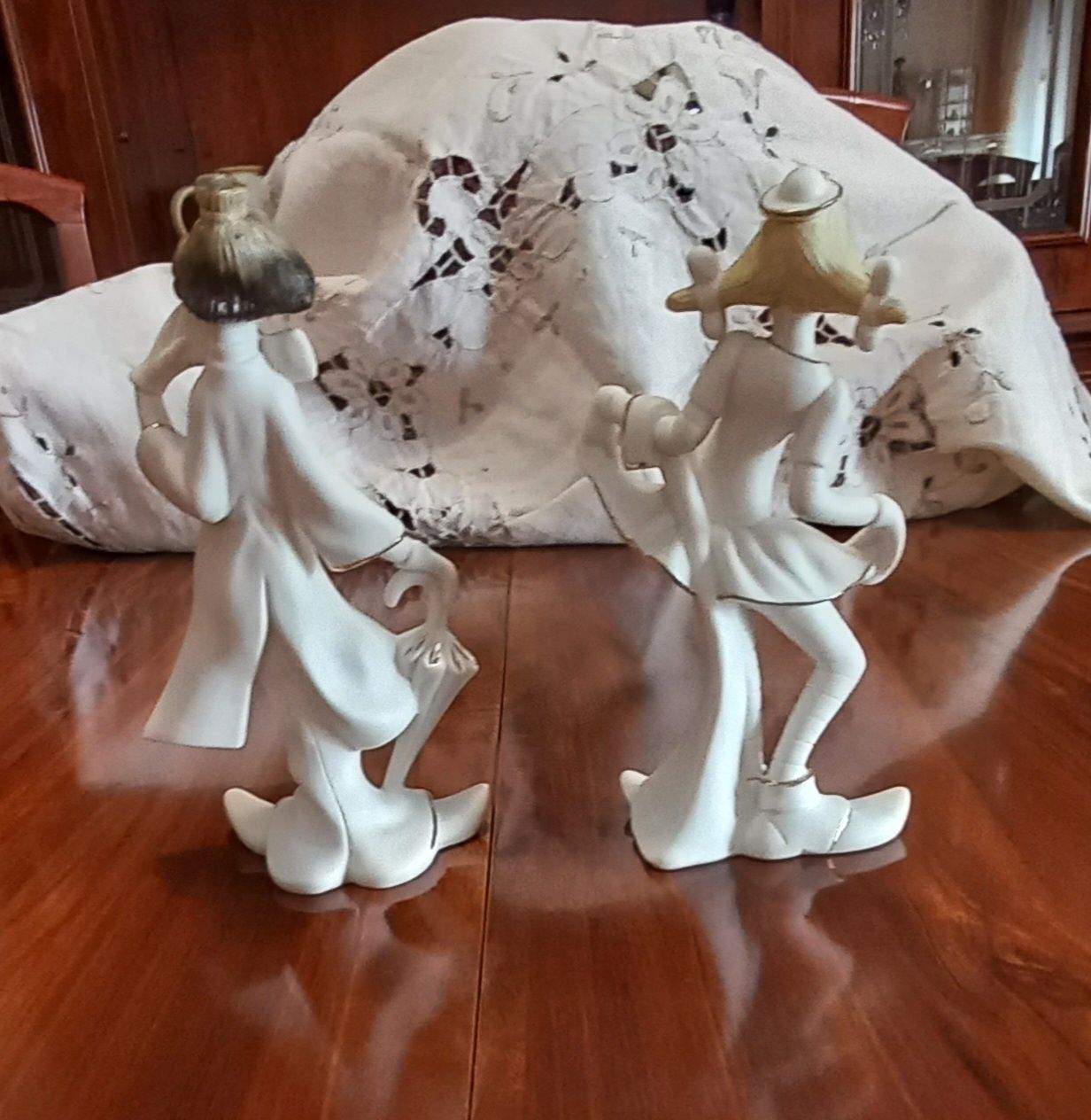 Casal de palhaços  cerâmica