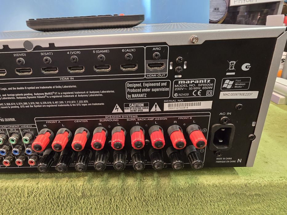MARANTZ SR 5006 sieciowy amplituner kina domowego 7.2 + 2, pilot.