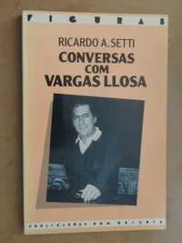 Conversas Com Vargas Llosa de Ricardo A. Setti - 1ª Edição