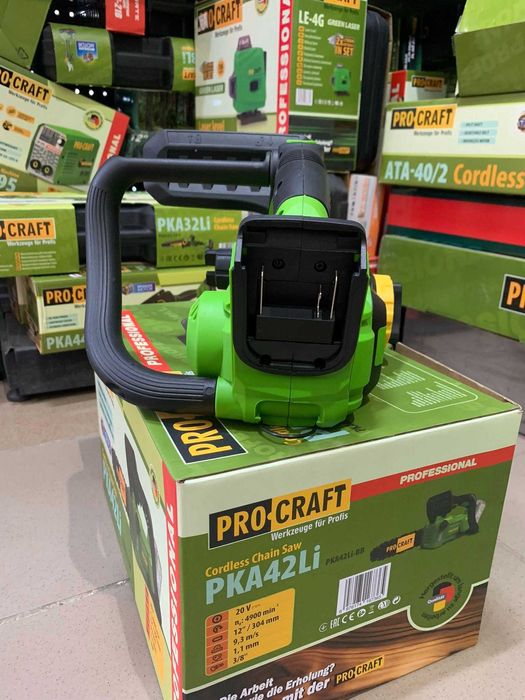 Аккумуляторная пила Procraft PKA42Li цепная Оригинал гарантия 3 года!
