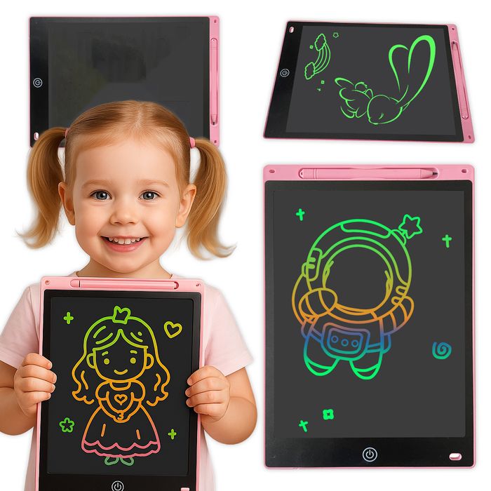 Tablet Graficzny dla Dziecka do Rysowania Malowania 12" XXL Multikolor