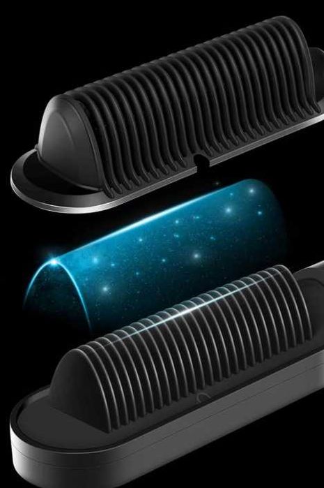 Jonowa prostownica szczotka do prostowania włosów parwin pro beauty