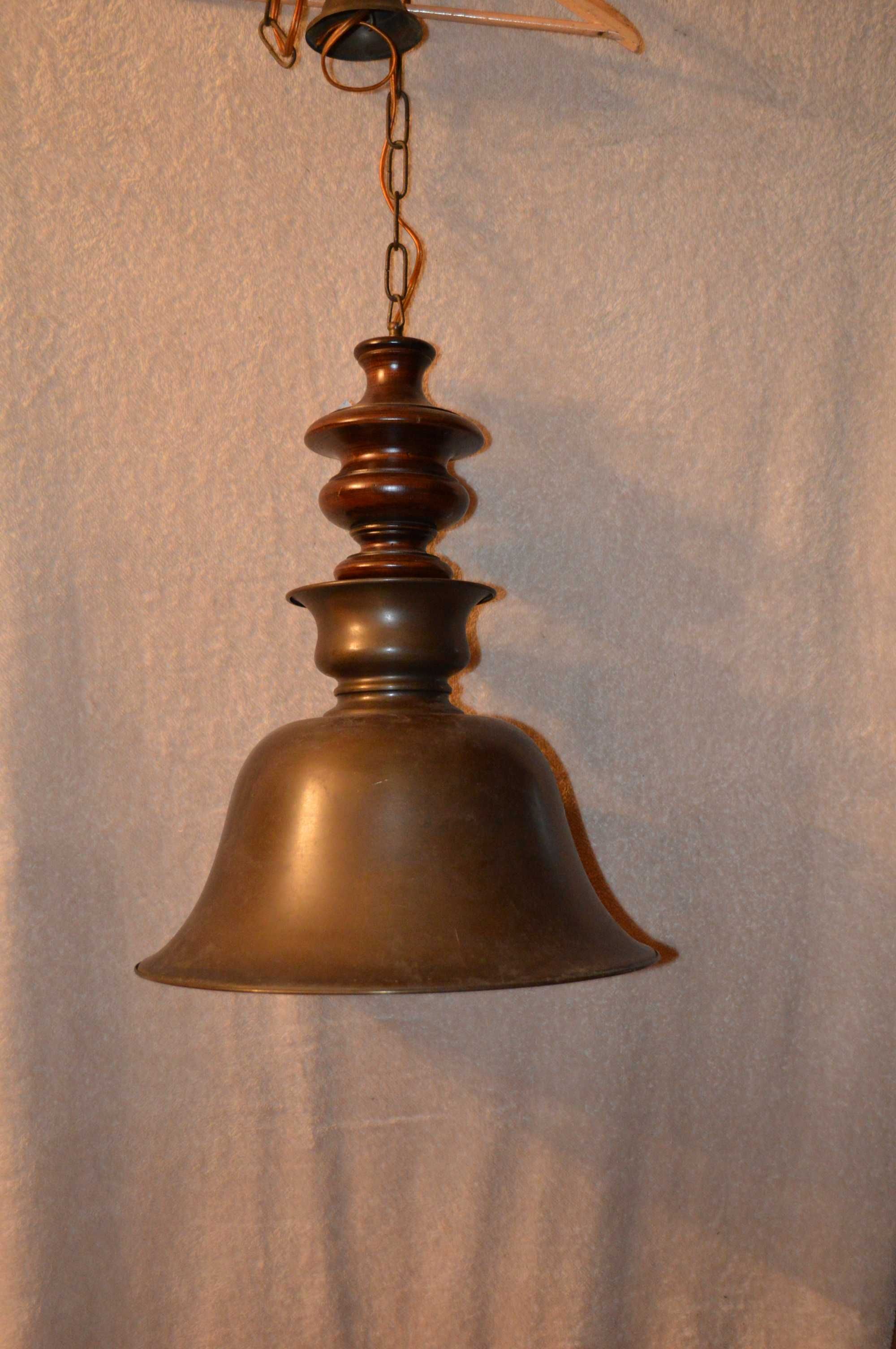 lampa metalowa sufitowa lampa wisząca żyrandol vintage antyk
