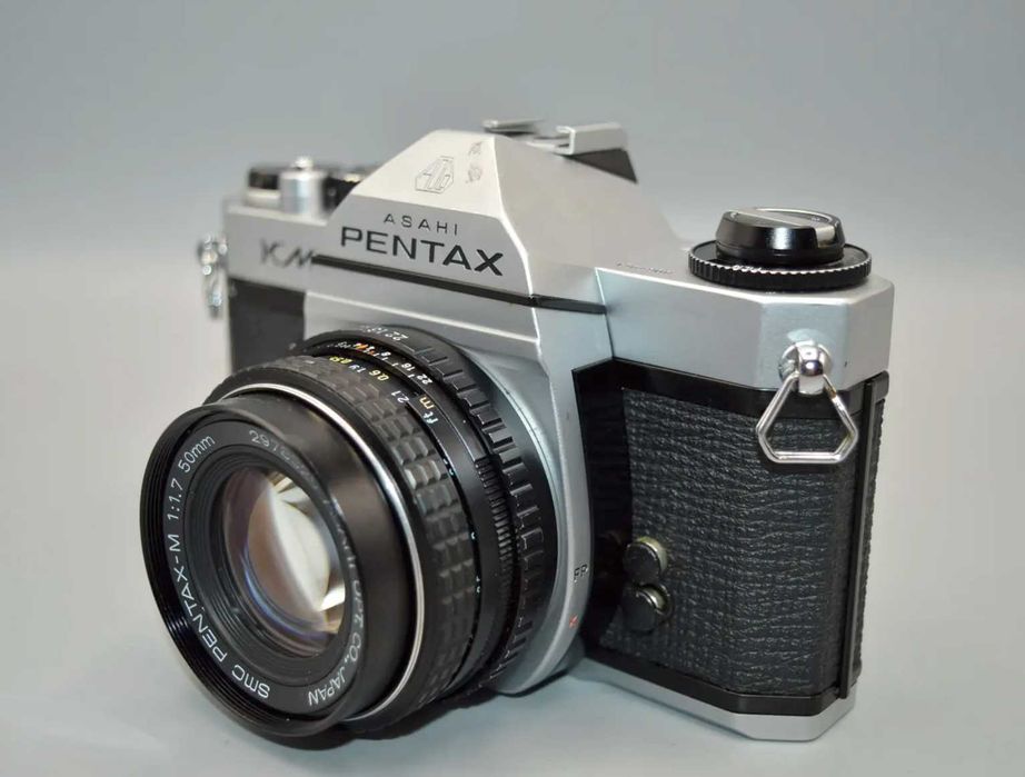 Asahi Pentax KM + SMC Pentax 50mm (testada e limpa)
