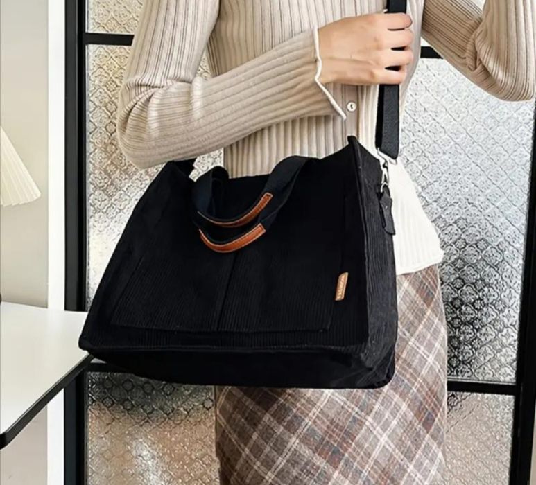 Сумка жіноча вельвет