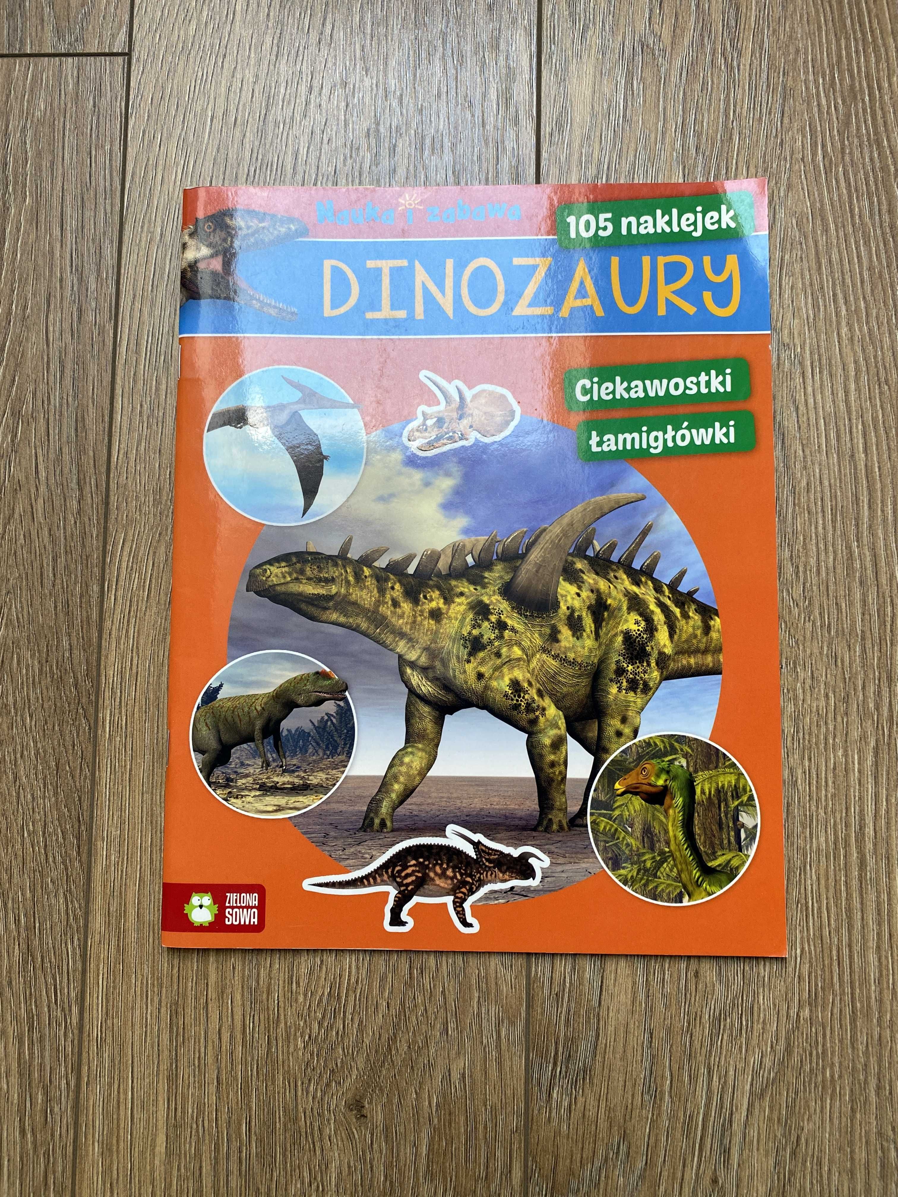 Dinozaury ciekawostki łamigłówki nowe