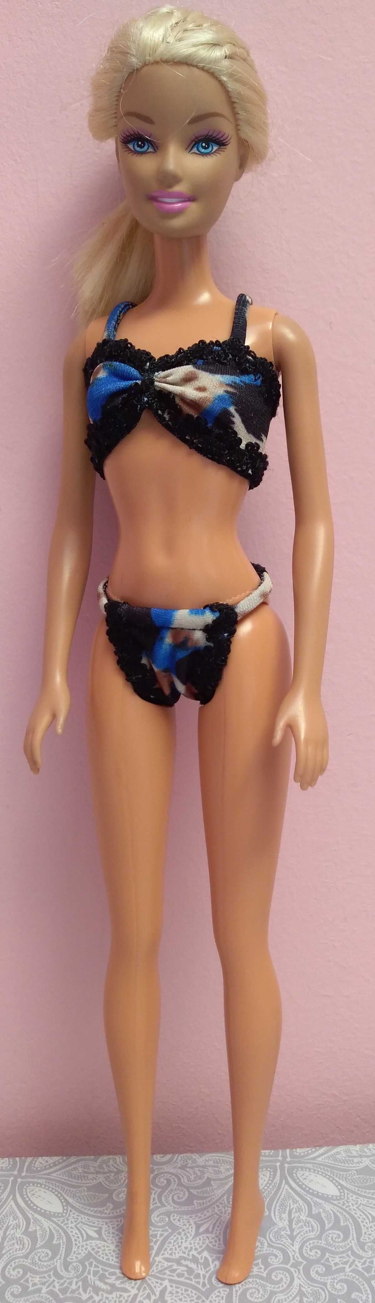 Ubranko dla lalki typu Barbie - kostium kąpielowy - RĘKODZIEŁO