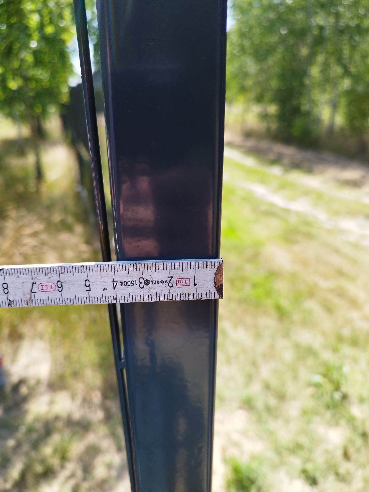 Furtka 160x100 Europłot panel Wiśniowski elektrozamek  zamek z wkładką