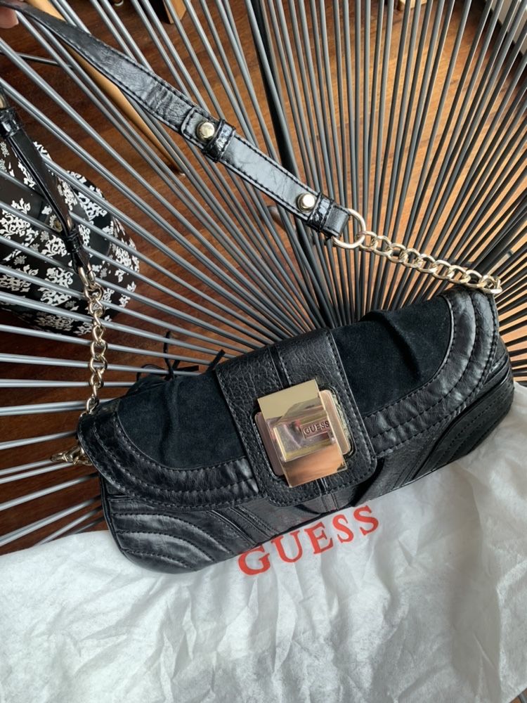 Torebka Guess czarna retro
