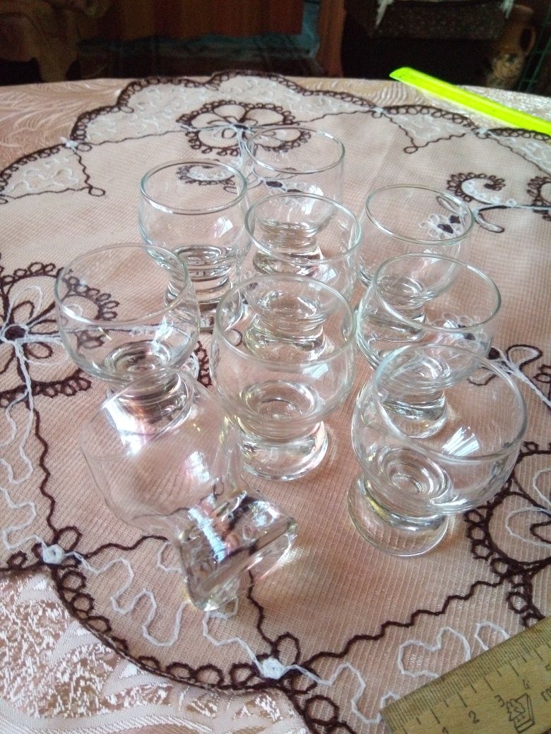 Рюмки.Стекло.Новые
