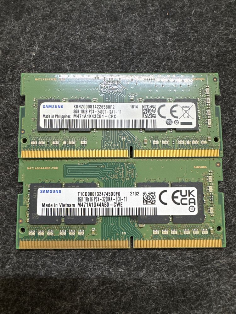 Memória DDR4 Samsung 8GB - 2 unidades