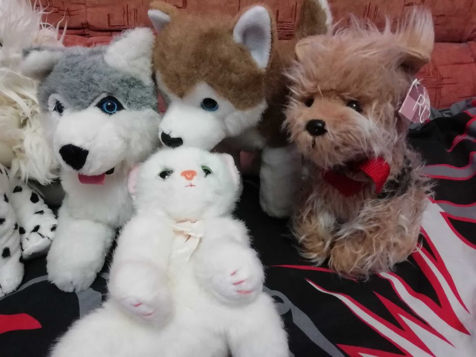 Плюшевый щенок Хаски Болонка Далматин Спаниель