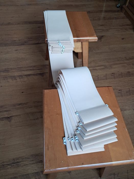 Lamele do żaluzji pionowych .