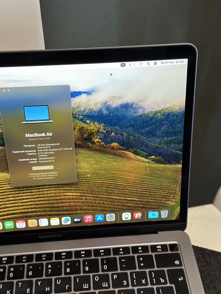 MacBook Air 2018 i5 8/18 13”(макбук)