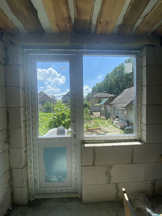 Вікна,Двері.Підвіконня,Установка вікон та дверей Малин