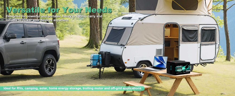 NOWY Akumulator LiFePO4 100Ah 24V HENRY – Bluetooth, Mata Grzewcza