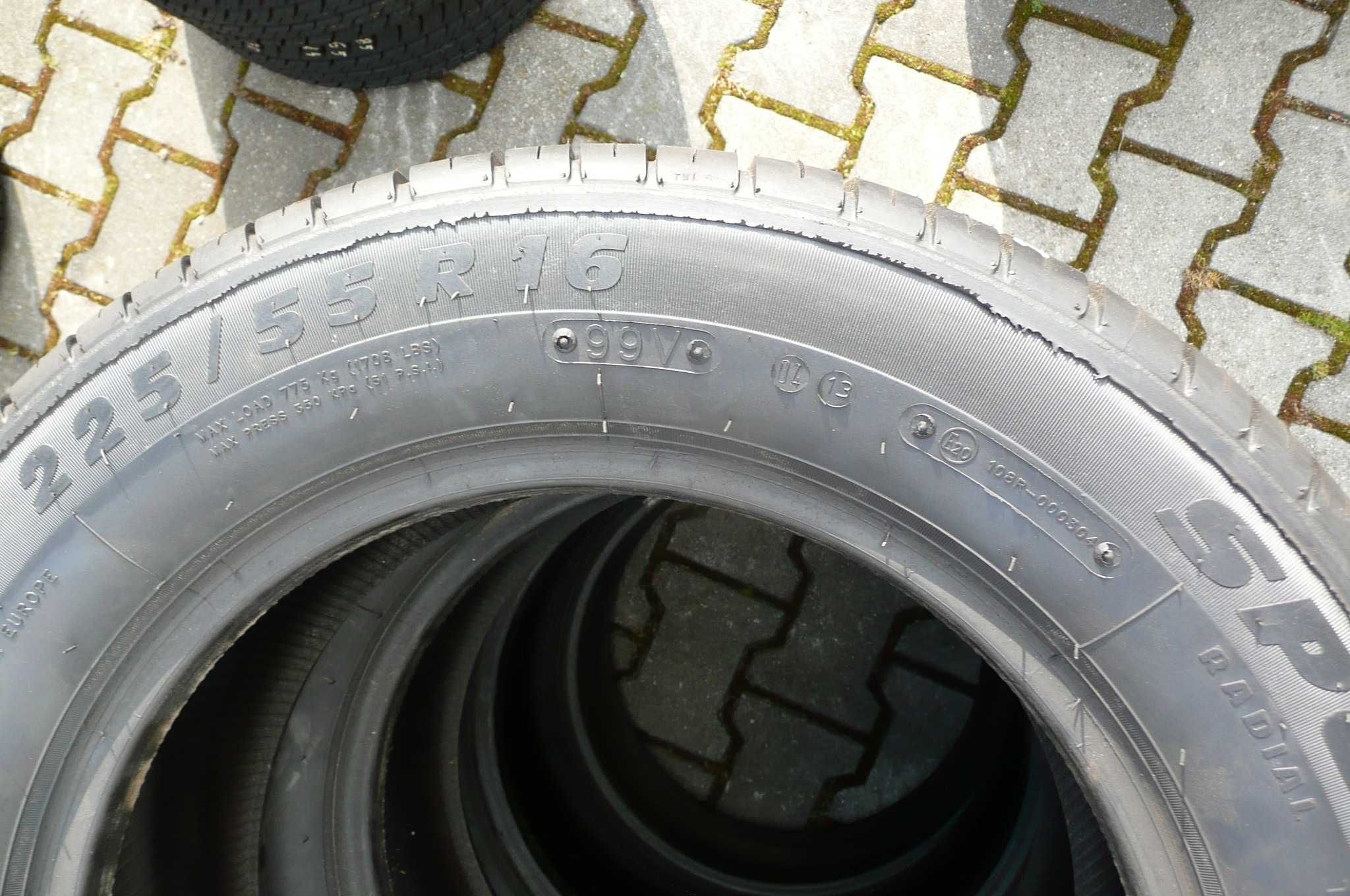 Opony letnie bieżnikowane 225/55/R16 EURODYNAMIX SPORT 3 (6 sztuk)