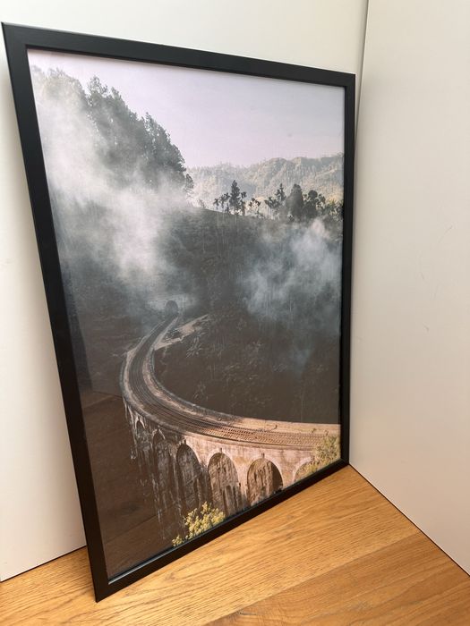 Plakat most kolejowy w ramie FIKSBO