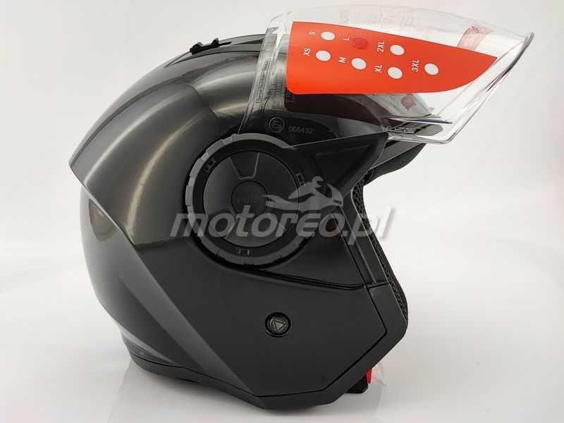 WYPRZEDAŻ Kask Otwarty LS2 OF616 Airflow II Czarny Połysk