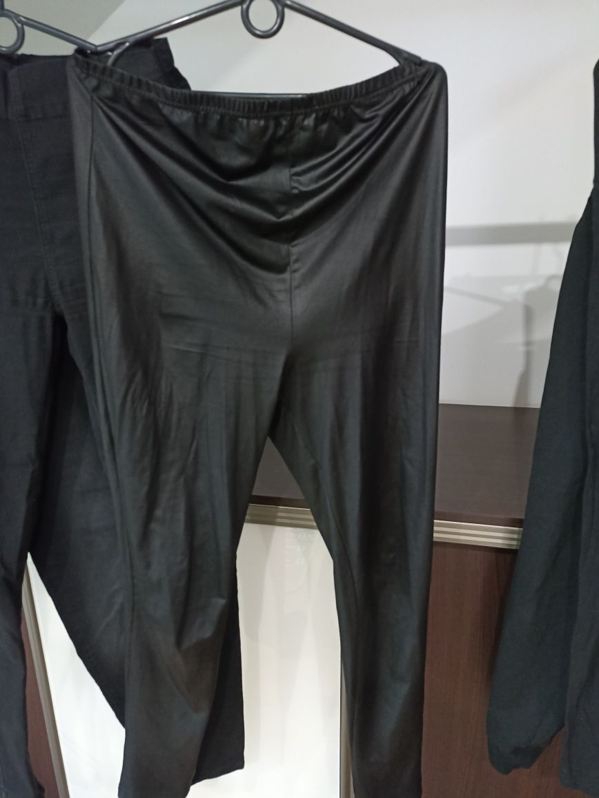 Spodnie jeansy leginsy woskowane spódnica ciążowa