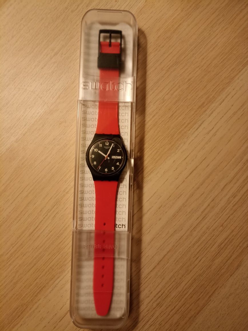 Swatch Power Tracking Red Grin (Novo)