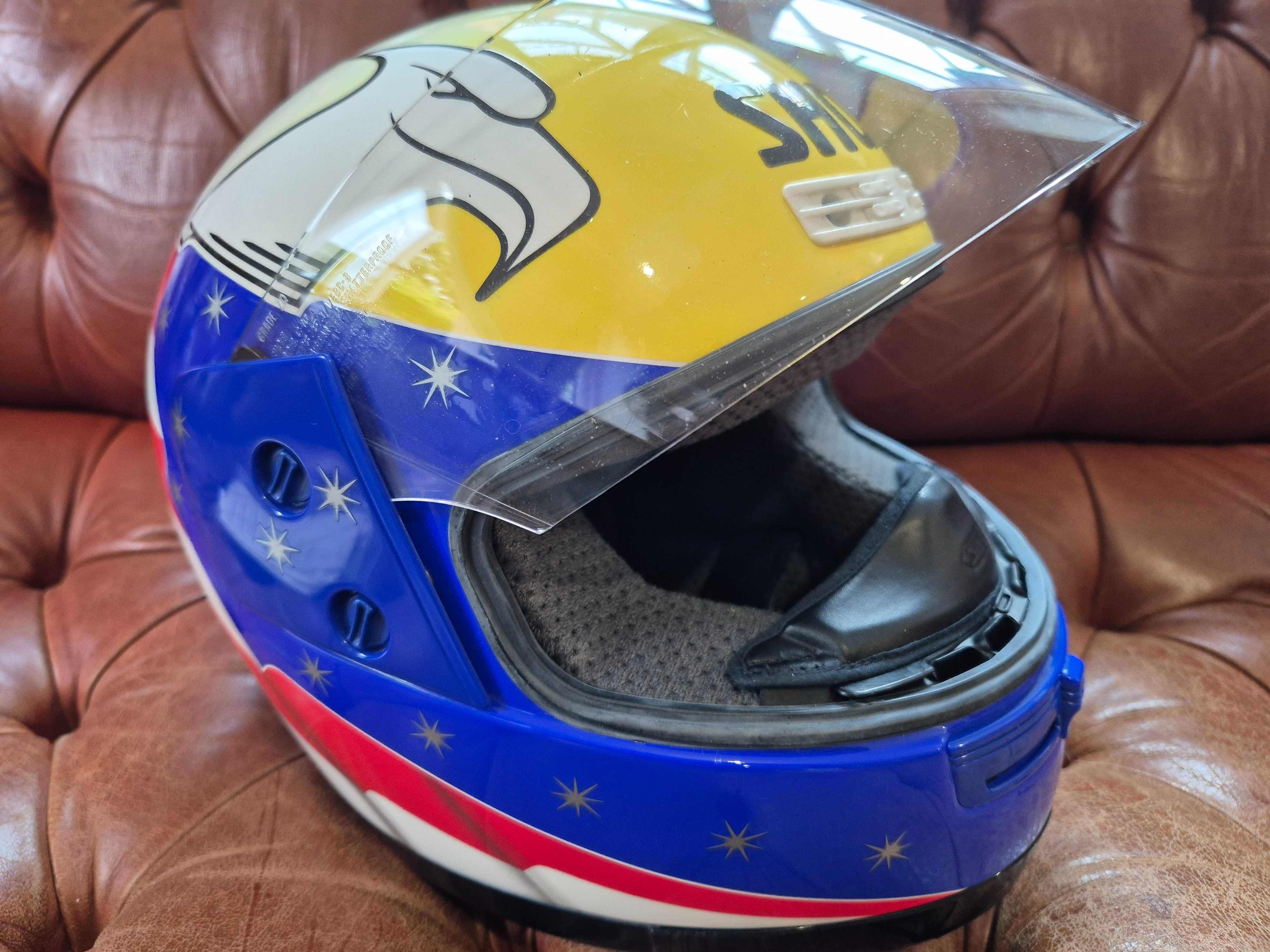 Capacete Shoei John Kocinski clássico