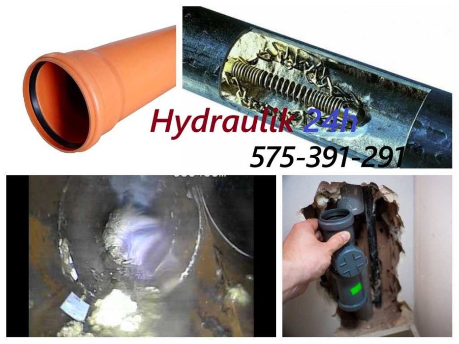 Hydraulik Poznań i Okolice Udrażnianie kanalizacji/rur 24h