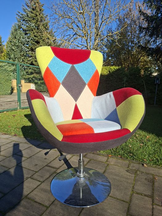 Fotel obrotowy kolorowy