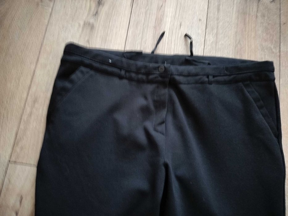 Cygaretki spodnie damskie 4XL elastyczny dżersej grube zgrabne pas106