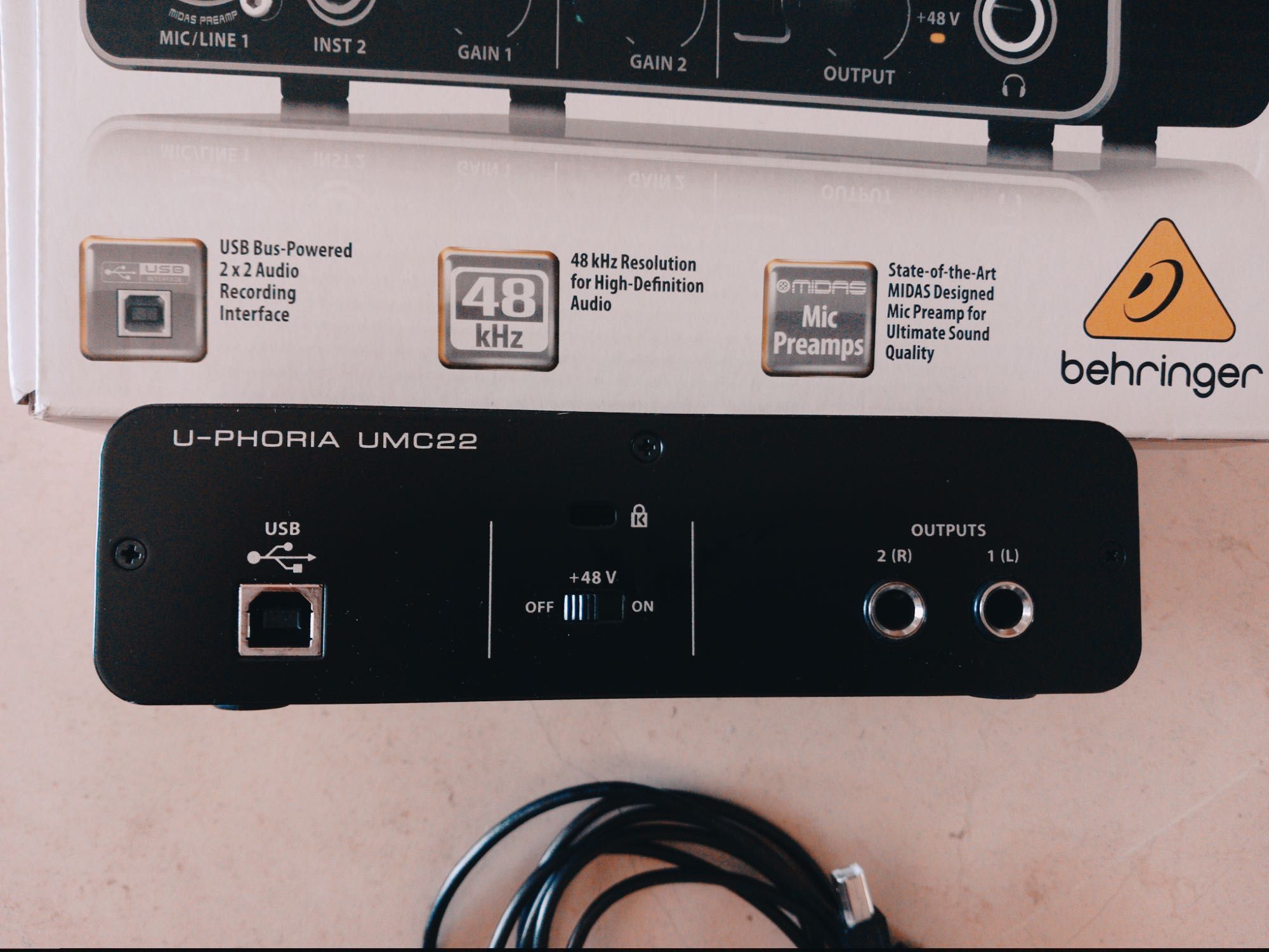 Interface Audio Behringer U-Phoria UMC 22