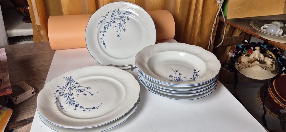 Porcelana Książ komplet obiadowy talerze 6+3