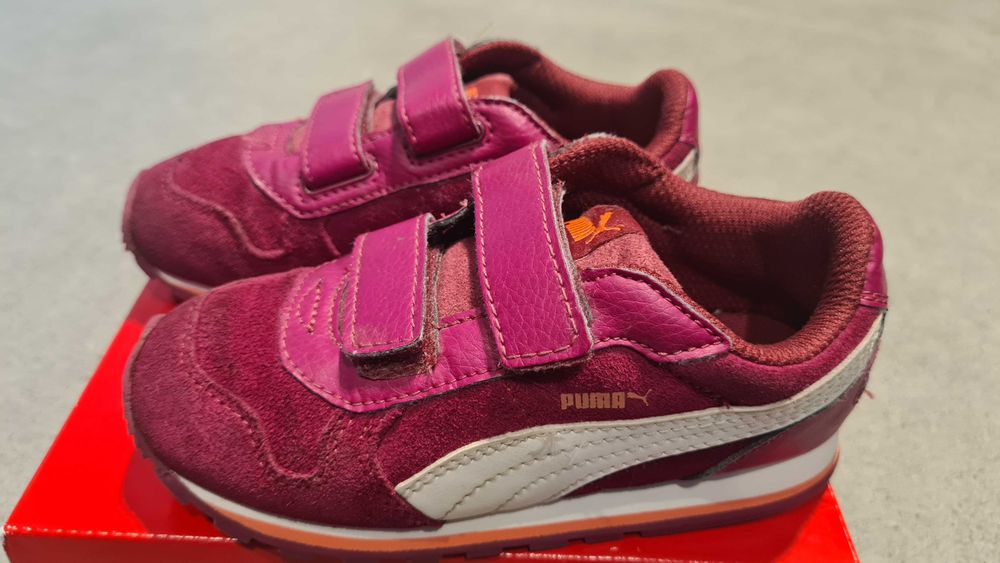 Sneakersy dla dzieci PUMA St Runner v3 Nl kolor bordowy Rozm. 26