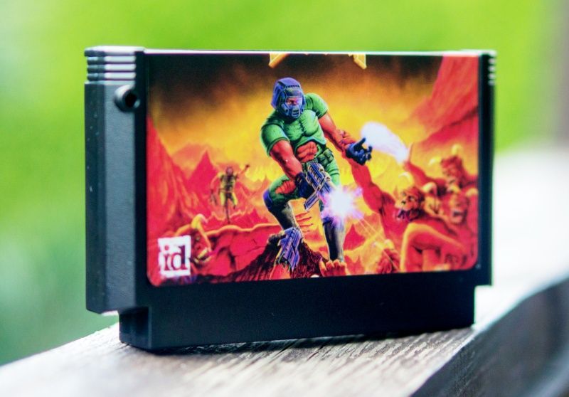 Картридж Doom на Famicom, Dendy, Денді