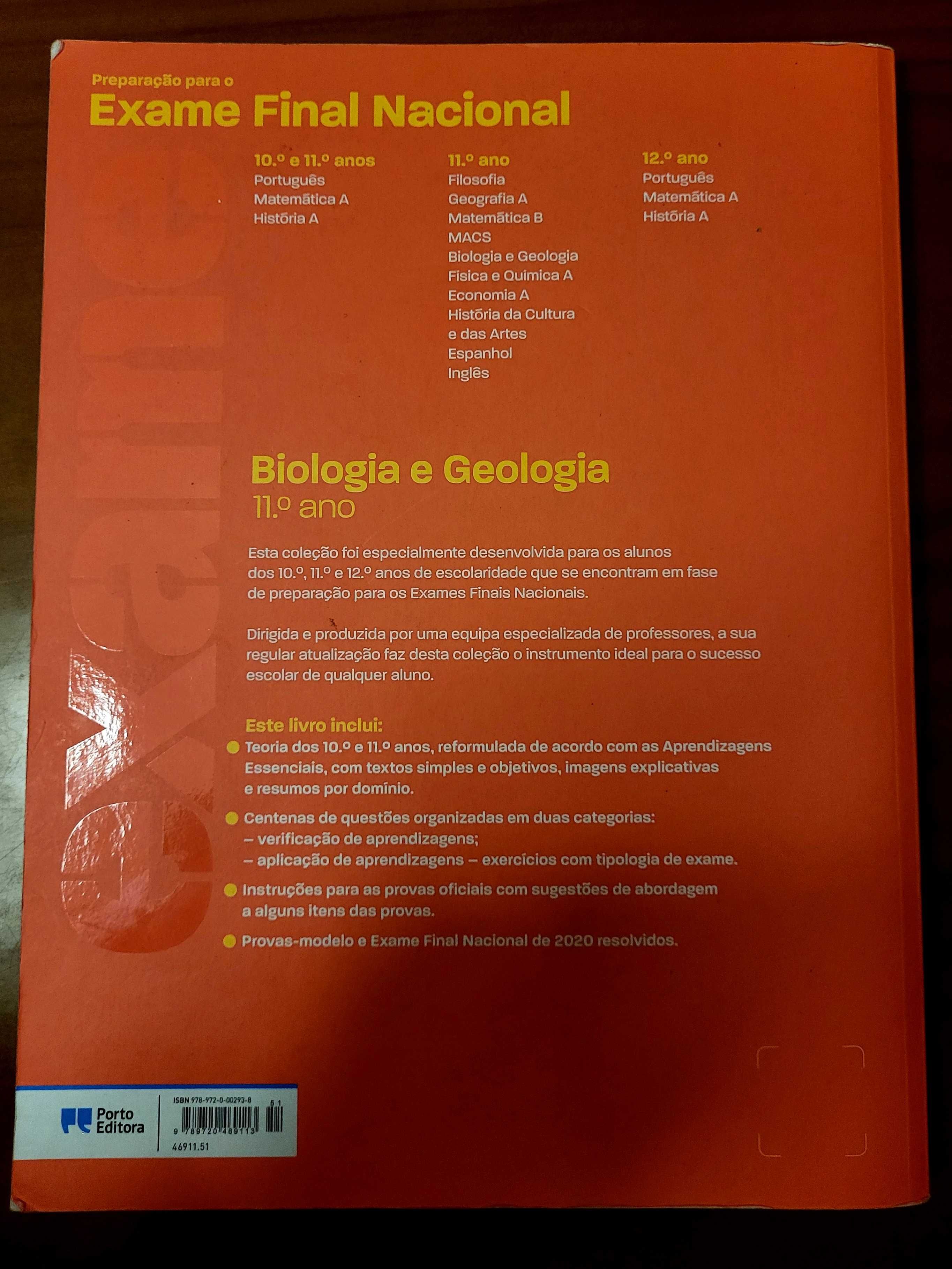 Livro de preparação para exame de biologia e geologia 2021