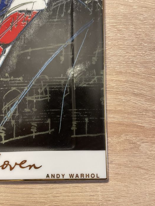 Porcelanowy obraz Andy Warhol Beethoven limitowany unikat