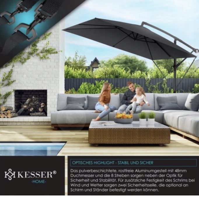 Parasol ogrodowy KESSER