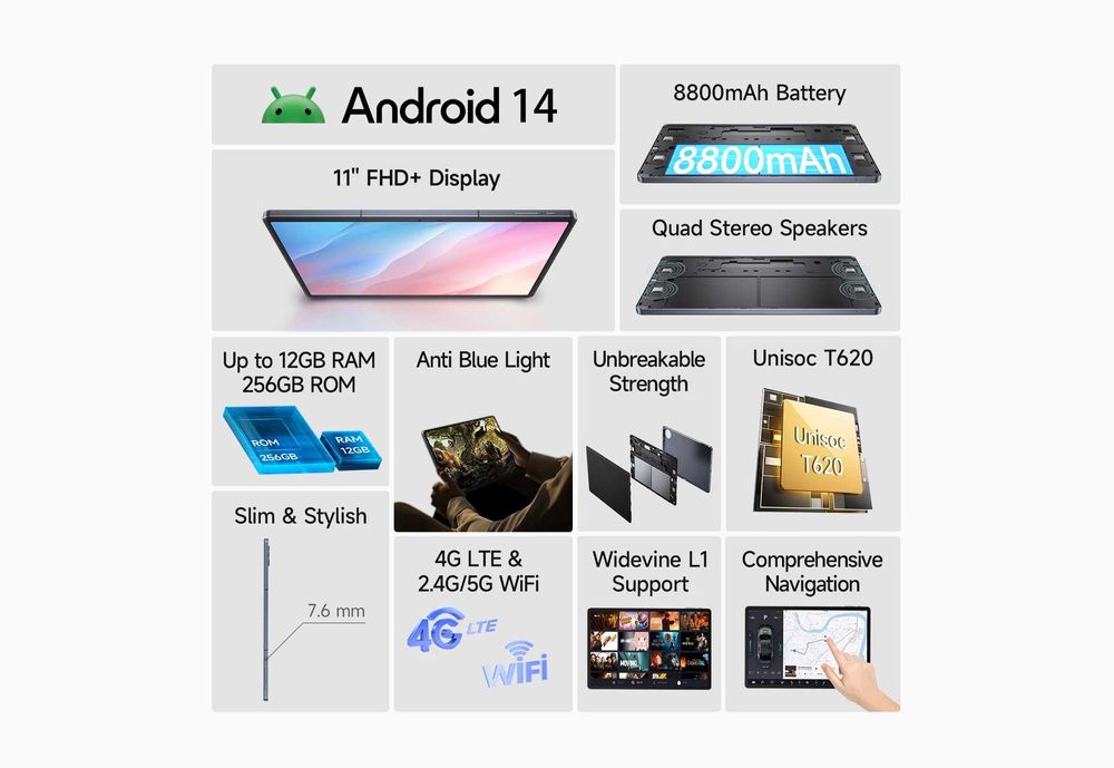 новий планшет Ulefone Tab A11