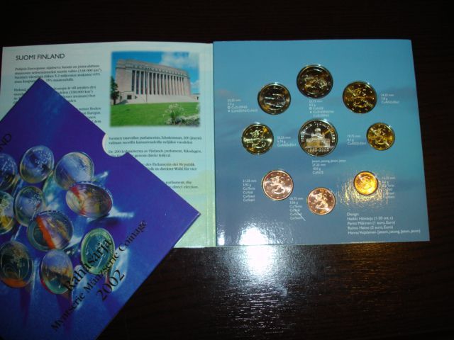 Carteira Oficial EURO Finlandia 2002