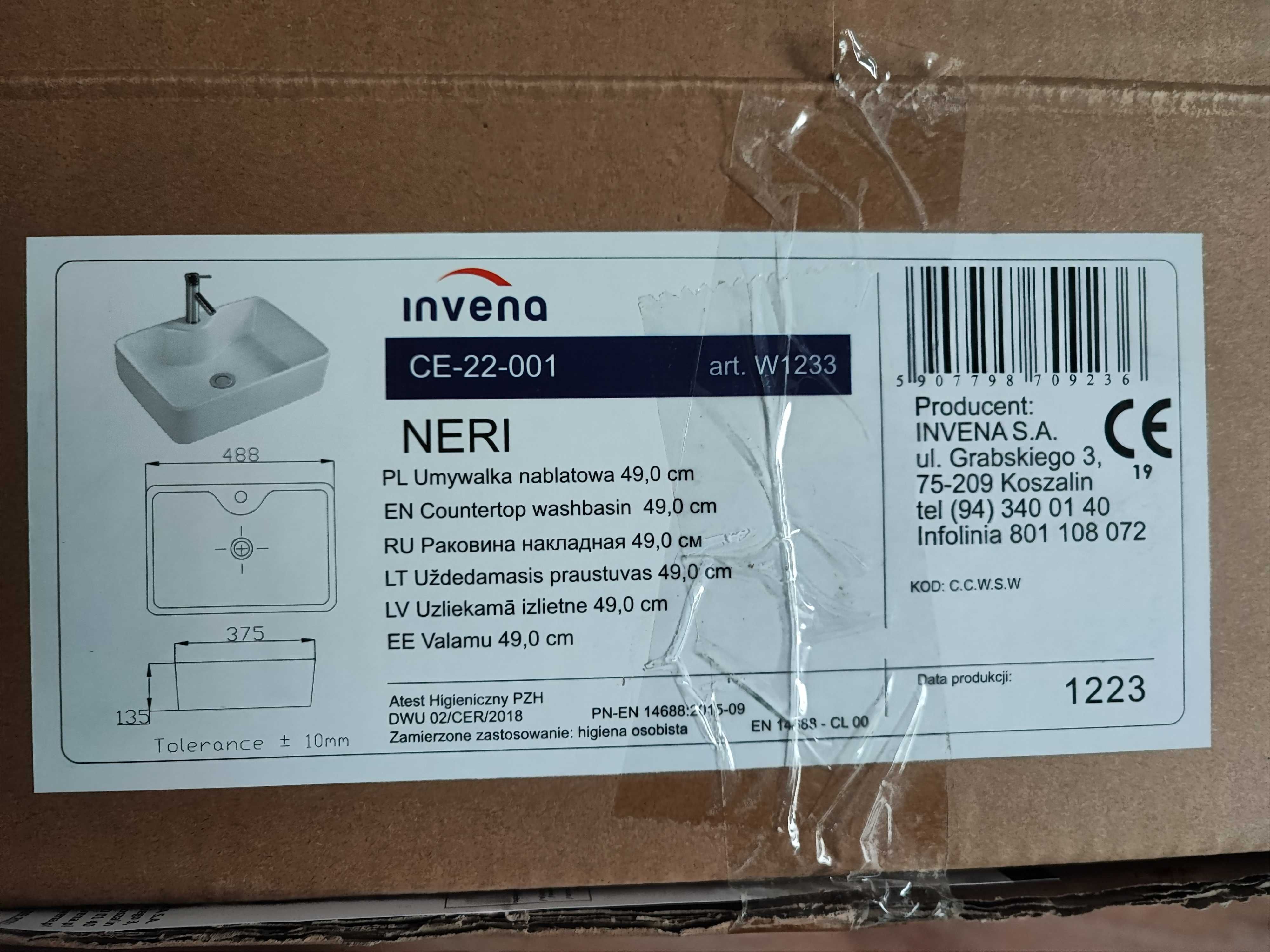 Umywalka łazienkowa NOWA