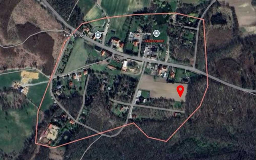 Działki budowlane JANCZOWICE / JAŹWINA / DZIERŻONIÓW piękny widok LAS