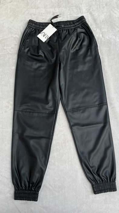 Spodnie skórzane jogger ekoskóra ecoleather jogger