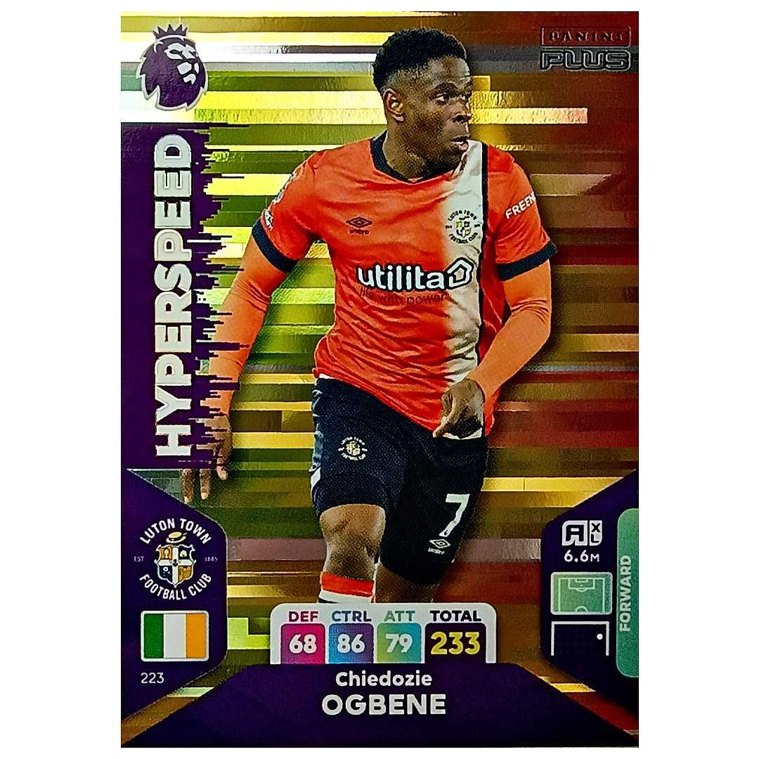 Karta Panini 223 Premier League 2024 Plus Chiedozie Ogbene Hyperspeed