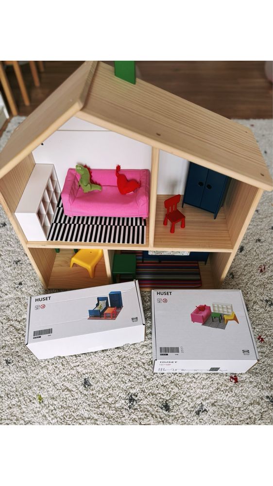 Domek dla lalek IKEA + mebelki