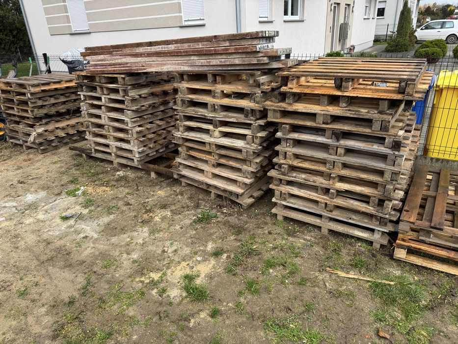 Palety do wykorzystania lub na opał