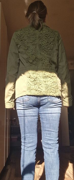 Piękna wiosenna kurtka parka orginalna